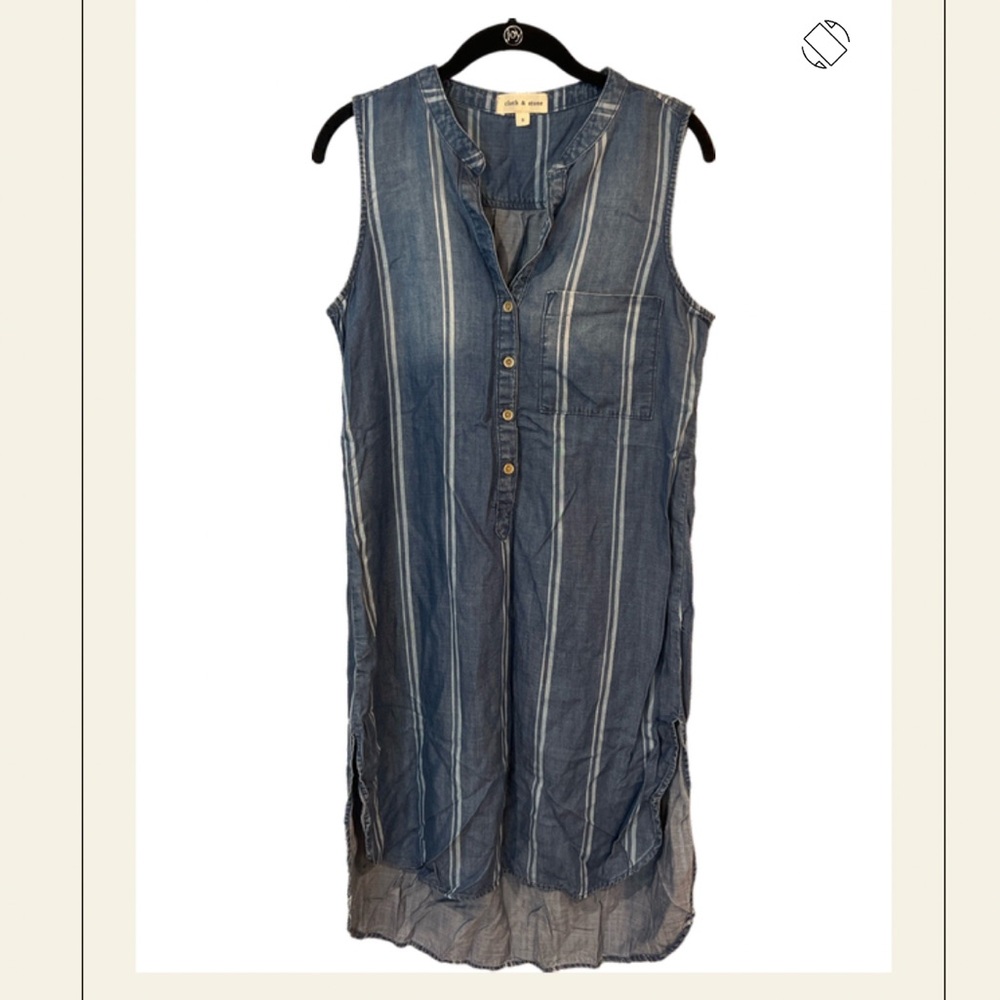 Cloth & Stone chambray dress